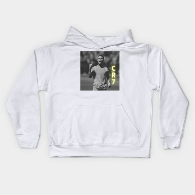 Cristiano Ronaldo Cr7 Kids Hoodie by CreativeThink